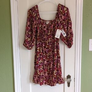 NWT Billabong Flirty Pink Floral Dress
